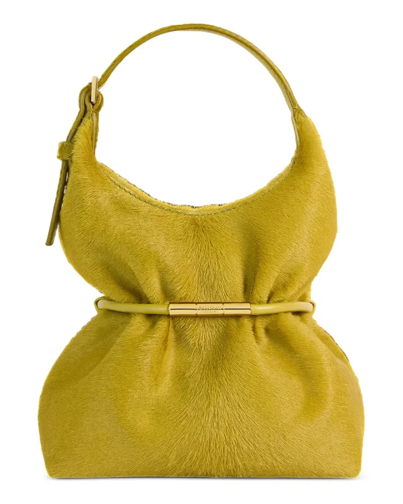 Balmain Sphynx Mini-Tasche mit Pony-Effekt - Grün Grün