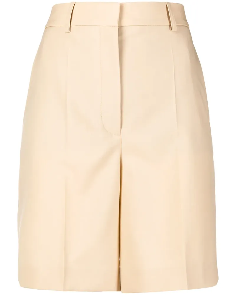 Stella McCartney Hoch sitzende Shorts - Nude Nude