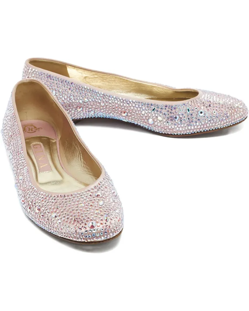 Gina crystal-embellishment ballet flats - Violett Violett