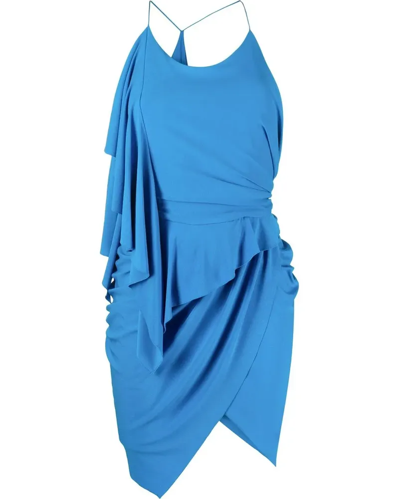 Alexandre Vauthier Minikleid mit drapiertem Design - Blau Blau