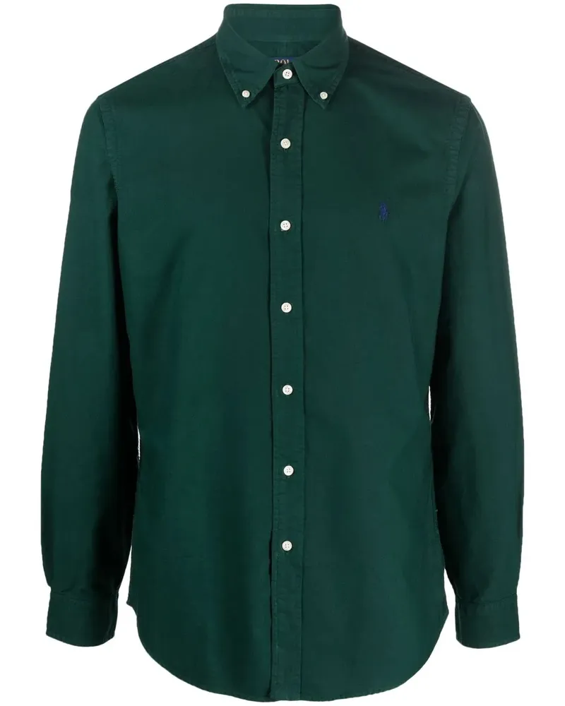Ralph Lauren Hemd mit Logo-Stickerei - Grün Grün