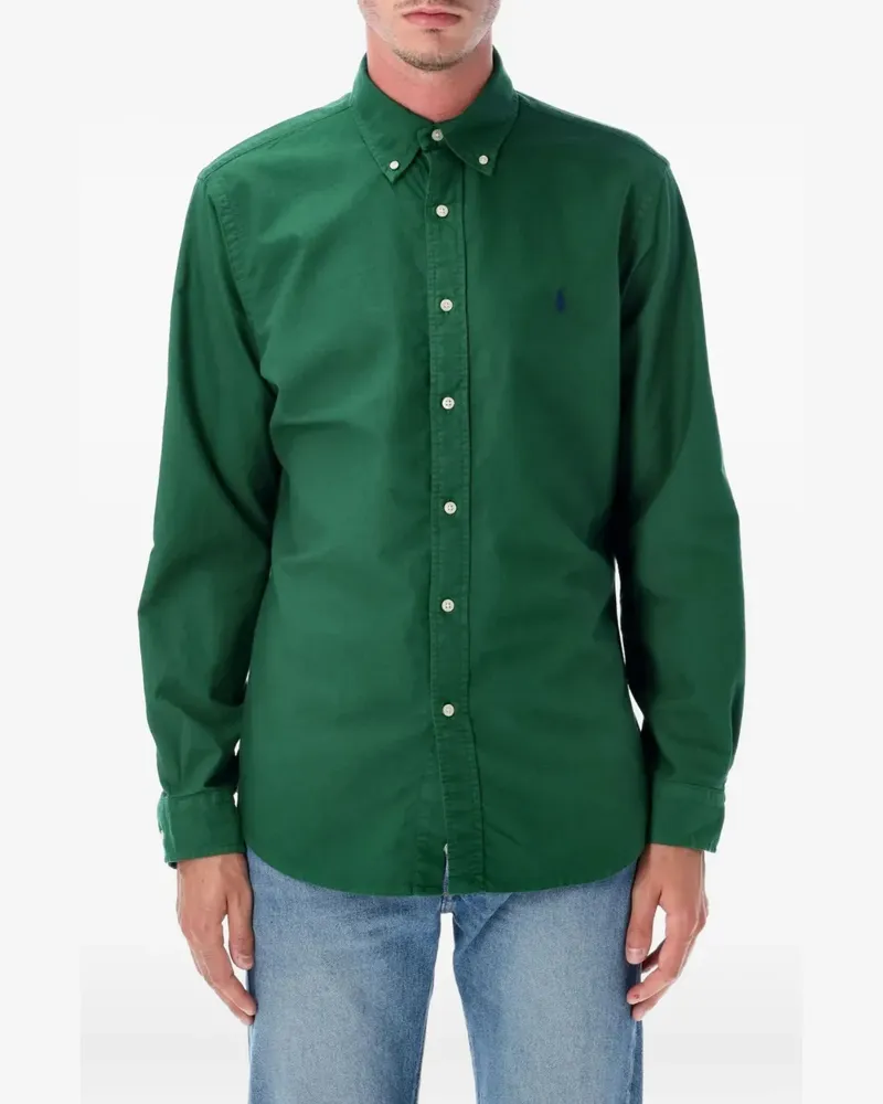 Ralph Lauren Hemd mit Logo-Stickerei - Grün Grün