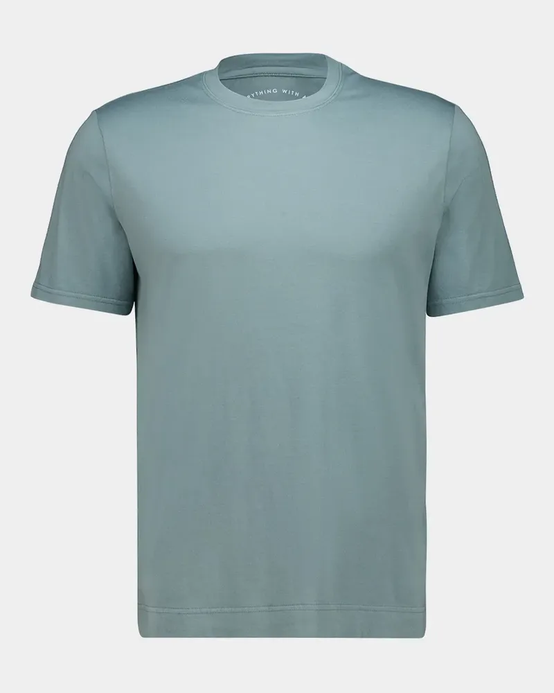 Fedeli knitted cotton T-shirt - Grün Grün