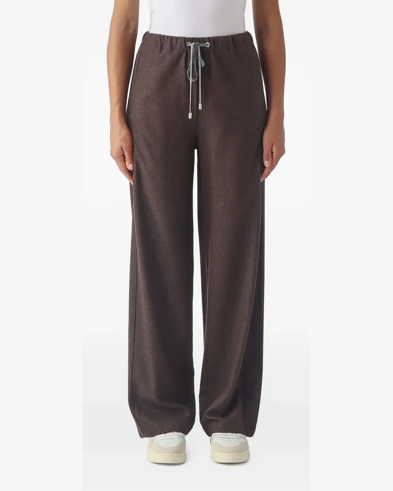 Gran Sasso Weite Hose mit Kordelzug - Braun Braun