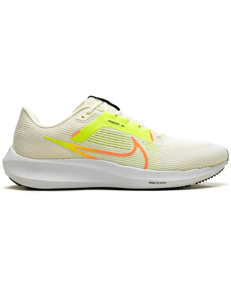 Nike Air Zoom Pegasus 40 Coconut Milch Lime Sneakers - Weiß Weiß