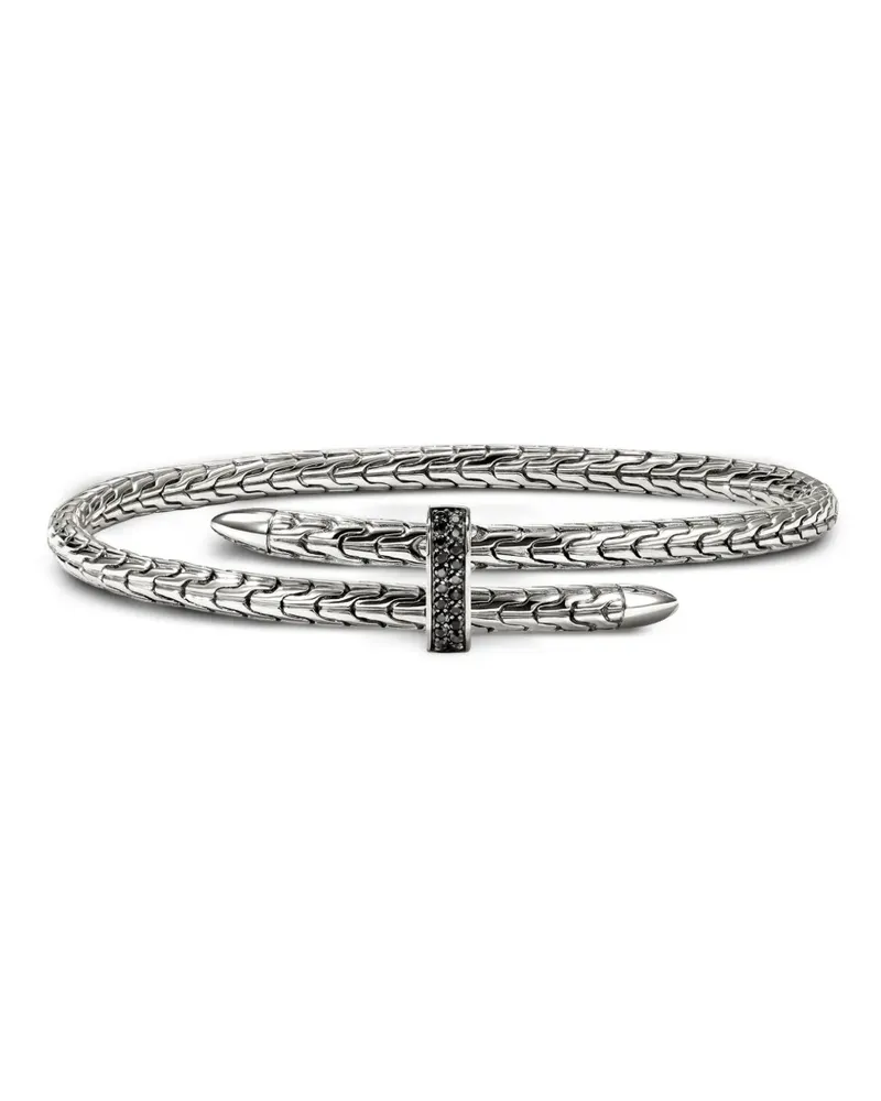 John Hardy Sterling Silver Black Sapphire Bracelet - Silber Silber