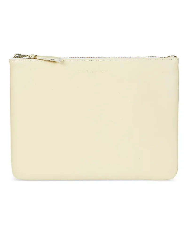 Comme des Garçons leather zip wallet - Nude Nude