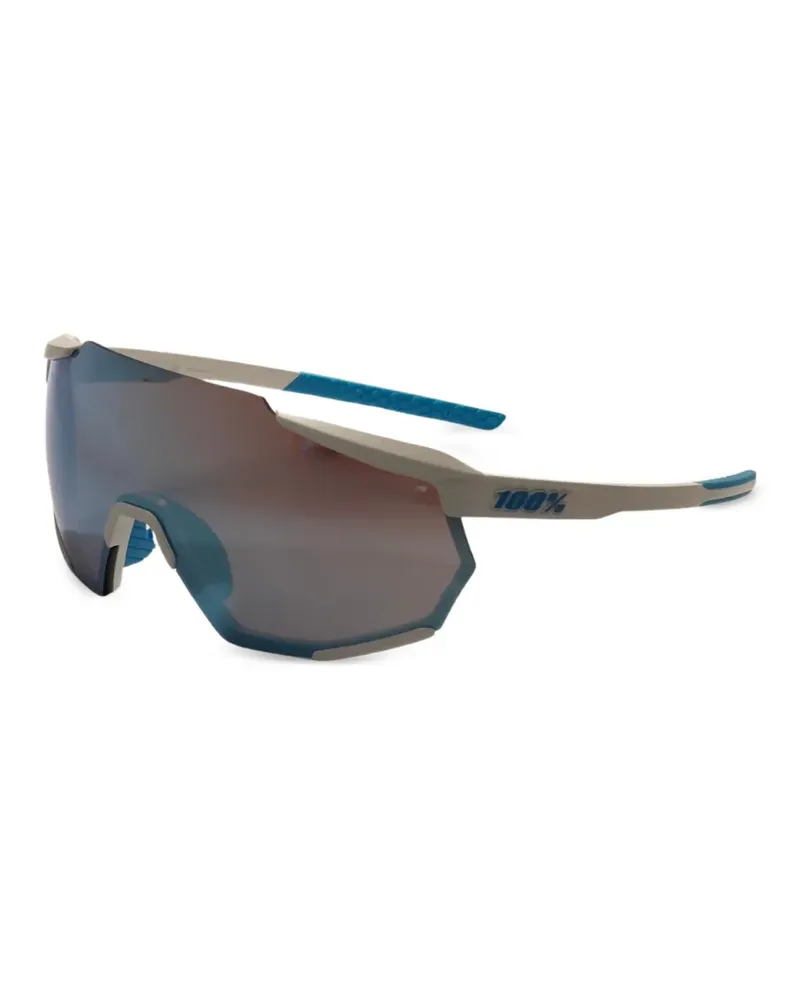 100% Eyewear Racetrap Sonnenbrille mit geometrischem Gestell - Nude Nude