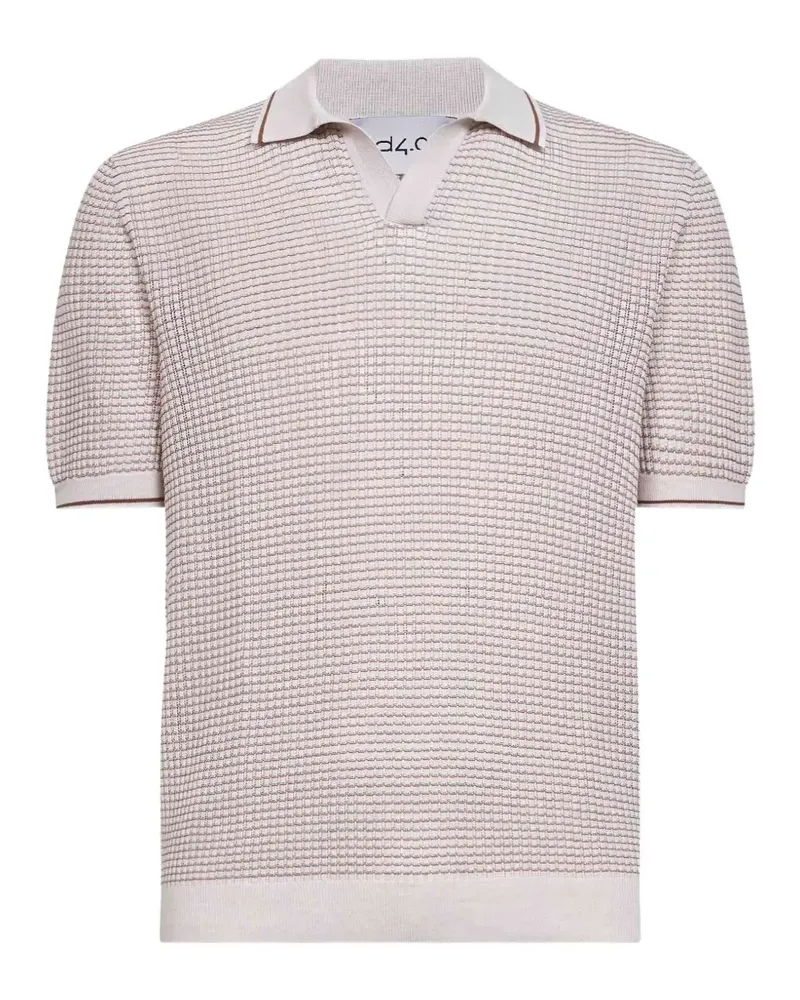 D4.0 striped T-shirt - Nude Nude