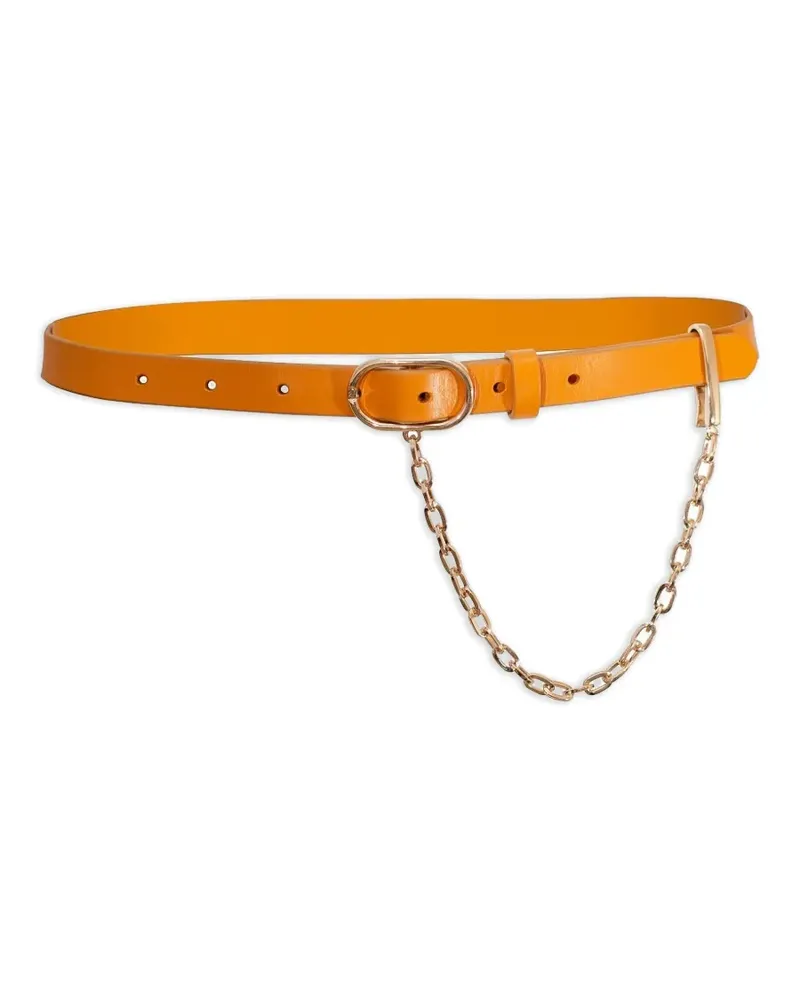 Frame Denim Kettengürtel mit ovaler Schnalle - Orange Orange