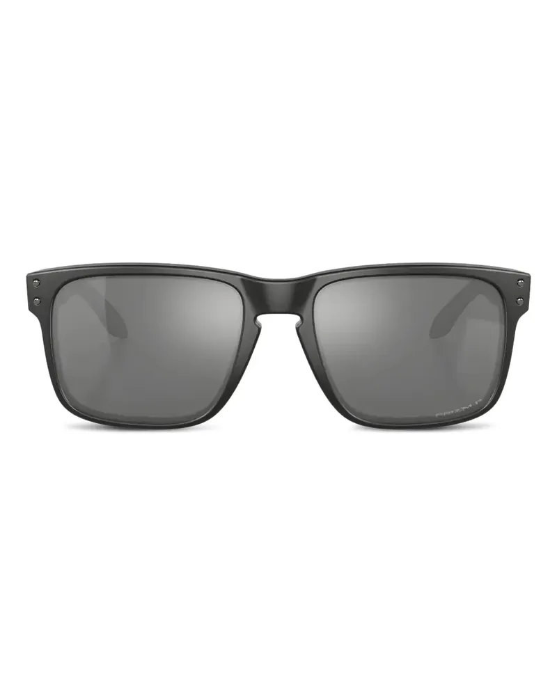 Oakley Eckige Holbrook Sonnenbrille - Schwarz Schwarz