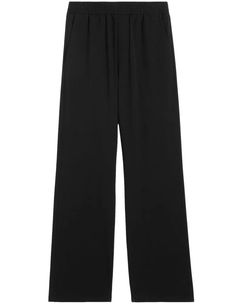 AMI Paris Ami de Coeur Hose mit weitem Bein - Schwarz Schwarz