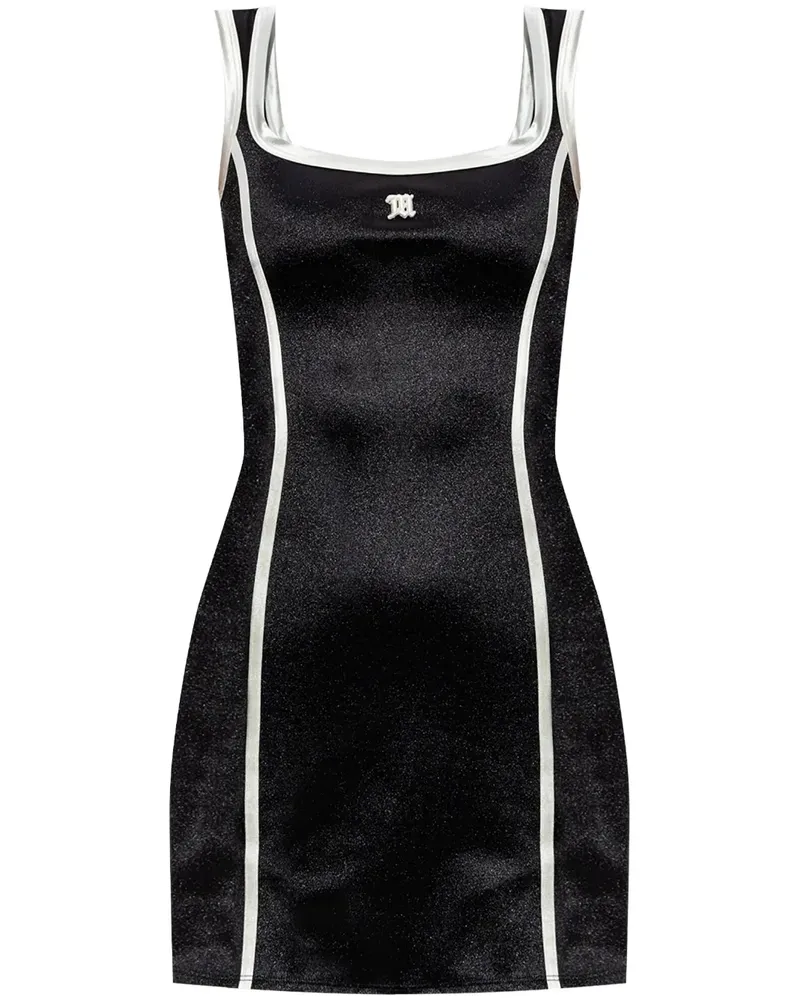 MISBHV Minikleid mit Logo-Stickerei - Schwarz Schwarz