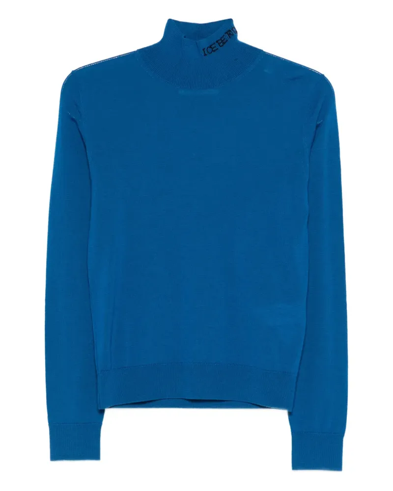 Iceberg Pullover mit Stehkragen - Blau Blau