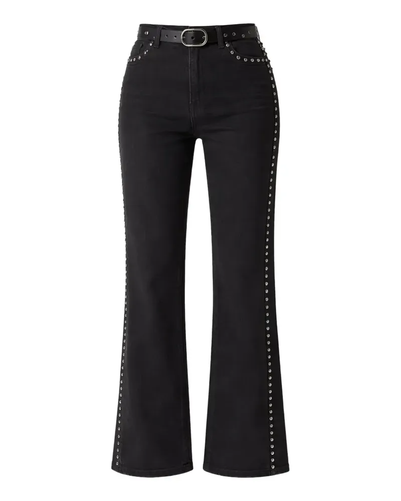 Reformation Cary studded jeans - Schwarz Schwarz