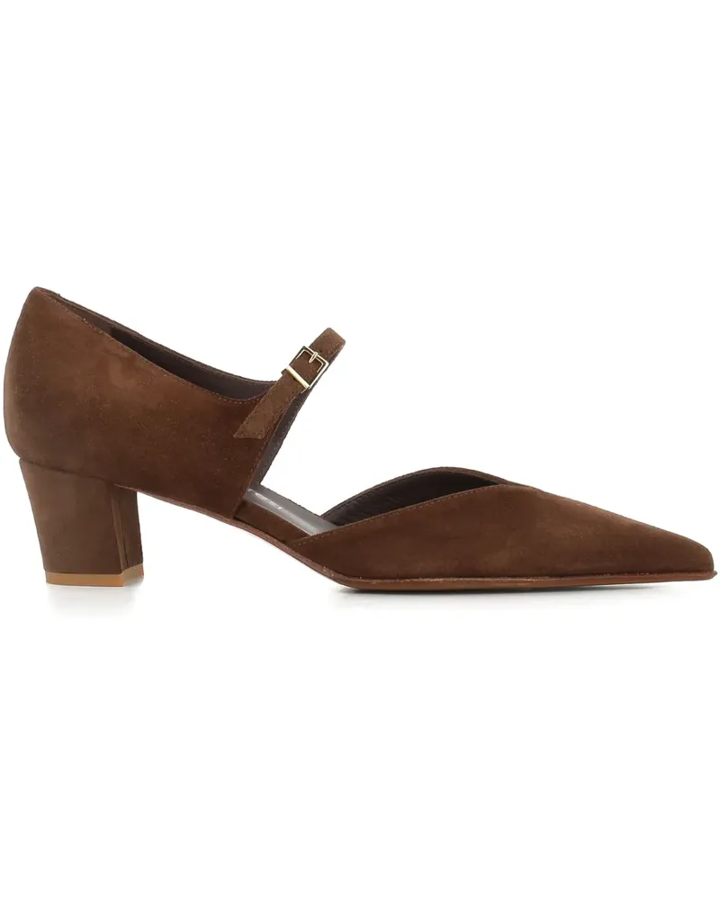 Sergio Levantesi Pumps mit Schnallenriemen 40mm - Braun Braun