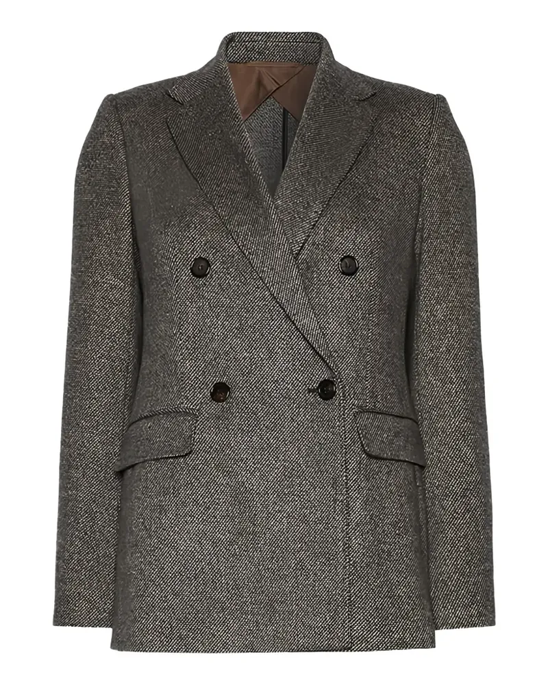 Max Mara Cresta double-breasted blazer - Grau Grau