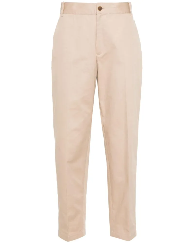 Kitsuné Hose mit Logo-Stickerei - Nude Nude