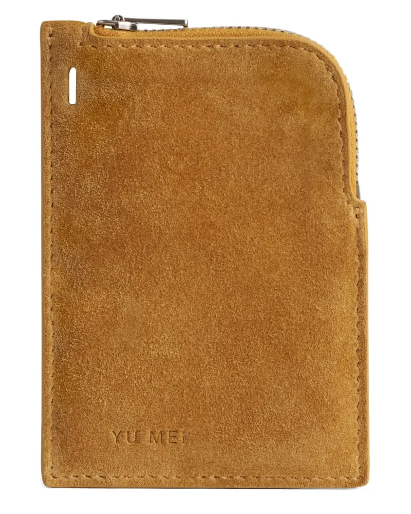 YU MEI Greta Clutch mit Reißverschluss - Braun Braun