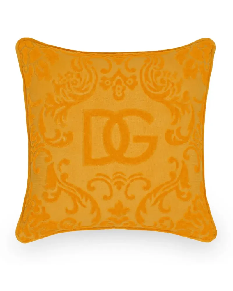 Dolce & Gabbana Kissen aus Baumwolle - Orange Orange
