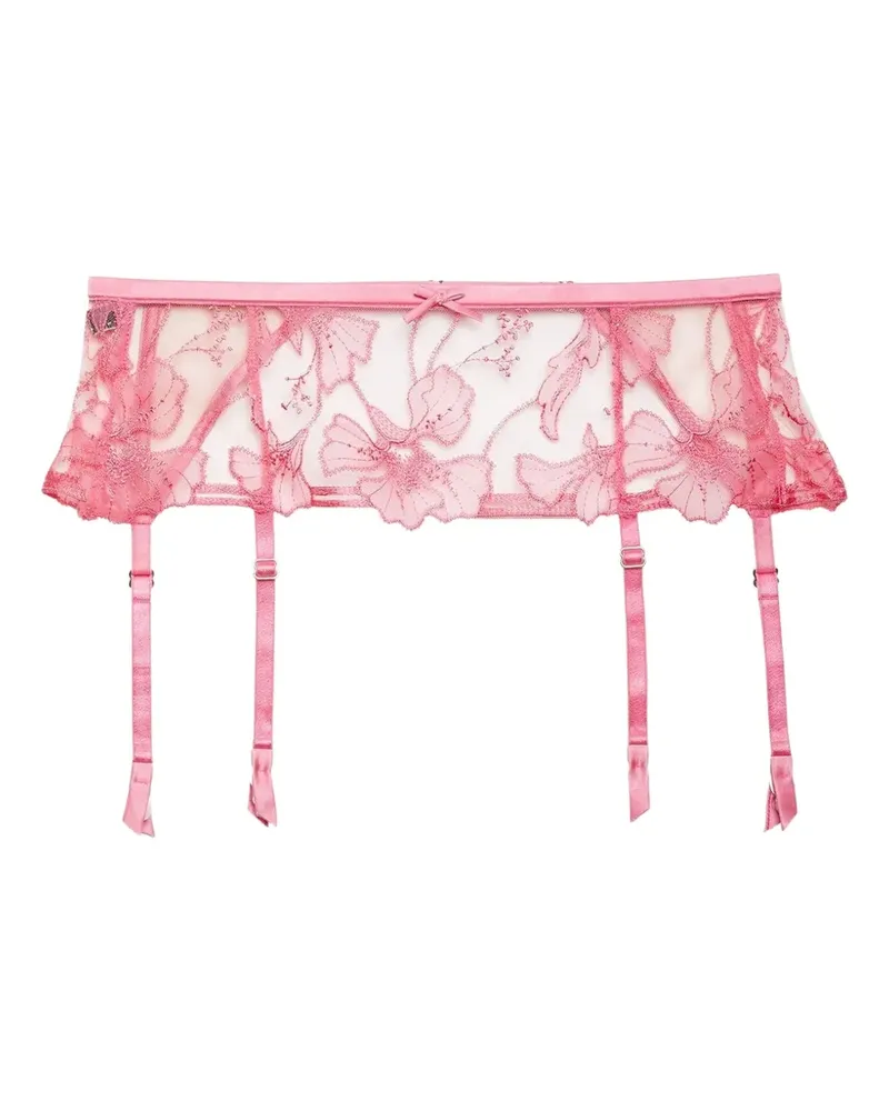 Fleur Du Mal Harper garter belt - Rosa Rosa