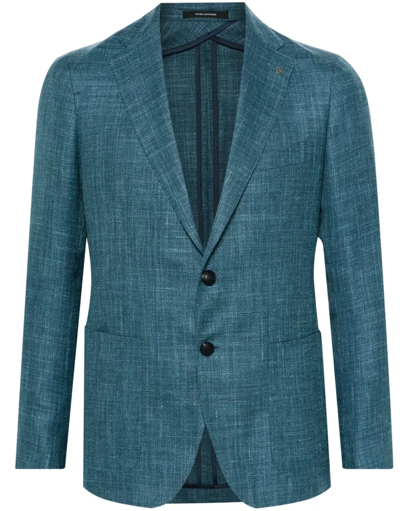 Tagliatore Sakko mit Anstecknadel - Blau Blau