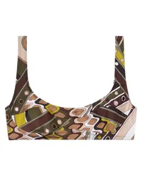 Emilio Pucci Vivara Bikinioberteil Braun