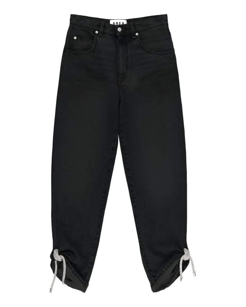 Area crystal-knot jeans - Schwarz Schwarz