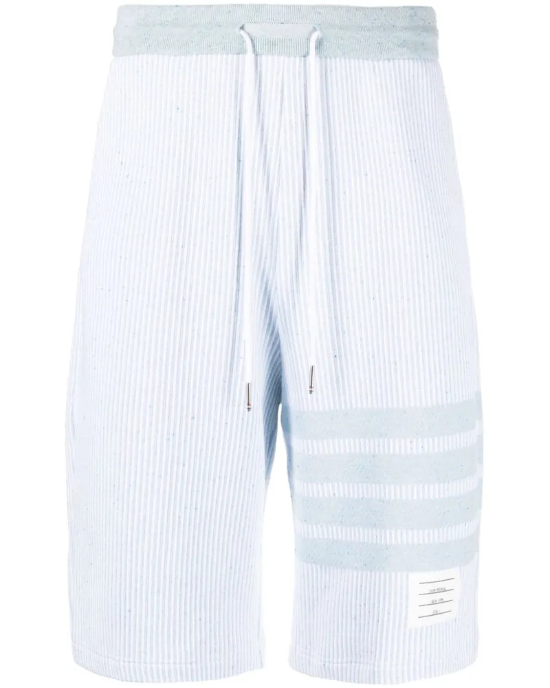 Thom Browne Shorts mit Streifen Weiß