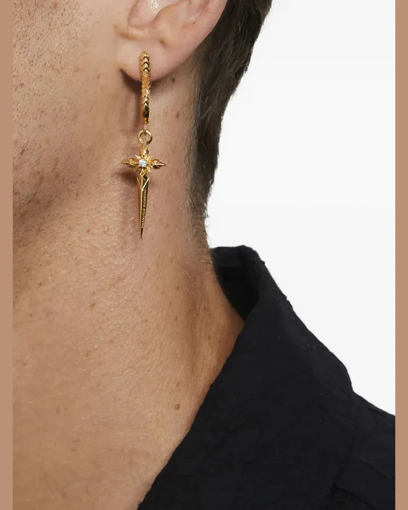 Emanuele Bicocchi Stella Ventis Dagger earring - Gold Gold