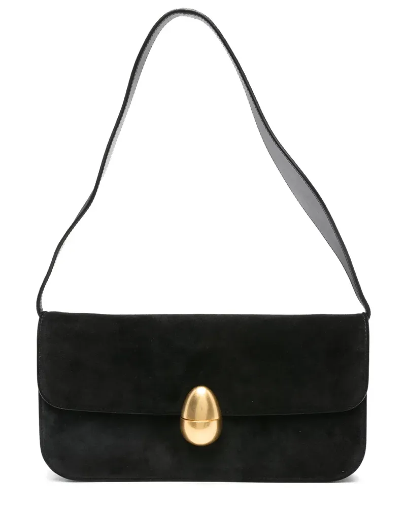 NEOUS Schultertasche mit Clipverschluss - Schwarz Schwarz