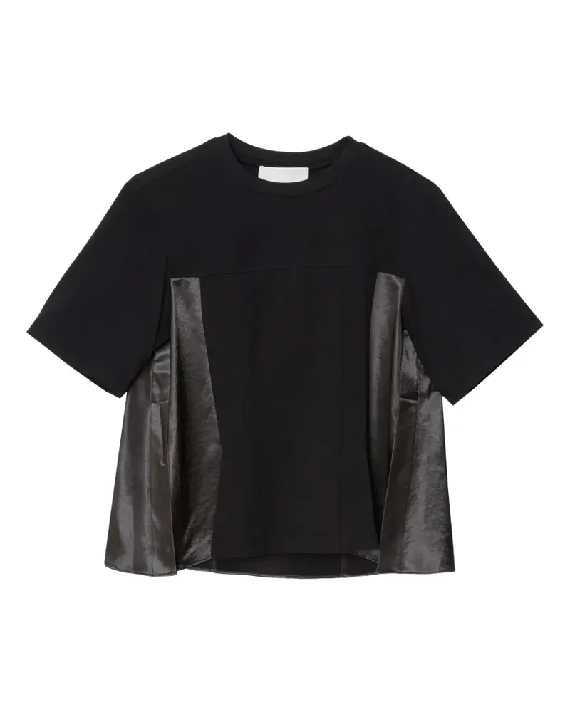 3.1 phillip lim panelled T-shirt - Schwarz Schwarz