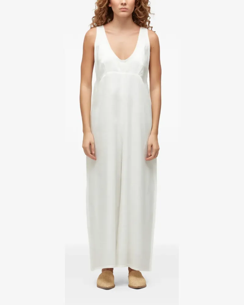 Osklen frayed jumpsuit - Weiß Weiß