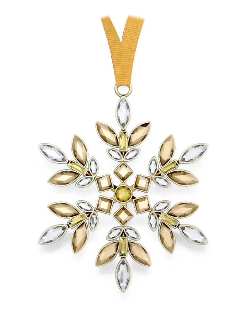 Swarovski Gema Ornament mit Kristallverzierung - Gold Gold