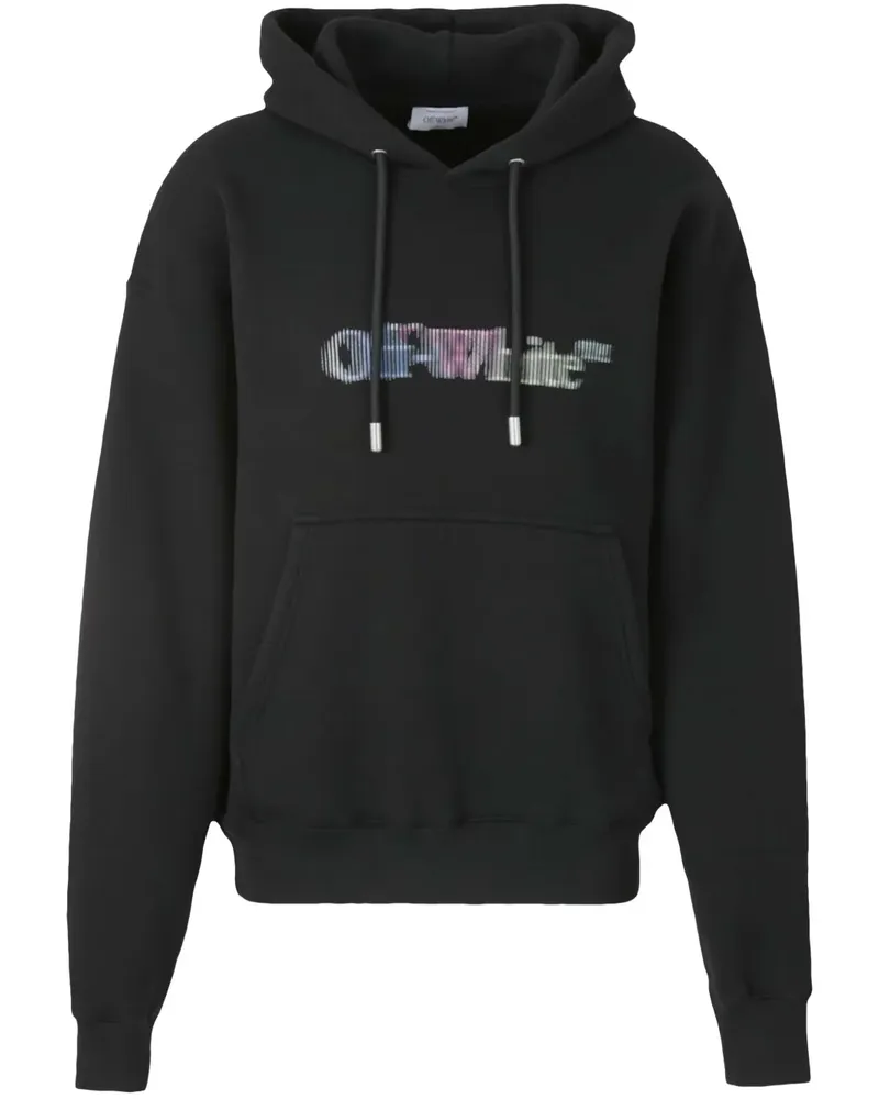 OFF-WHITE Hoodie mit Logo-Print - Schwarz Schwarz