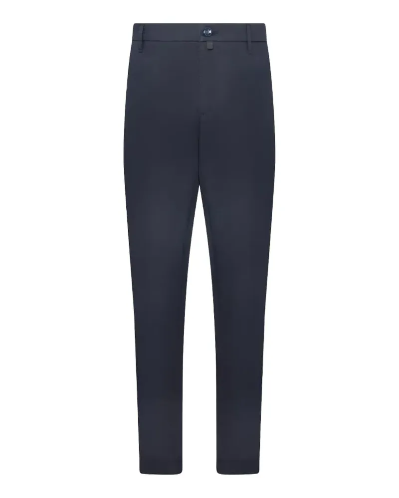 Jacob Cohën logo-patch trousers - Blau Blau