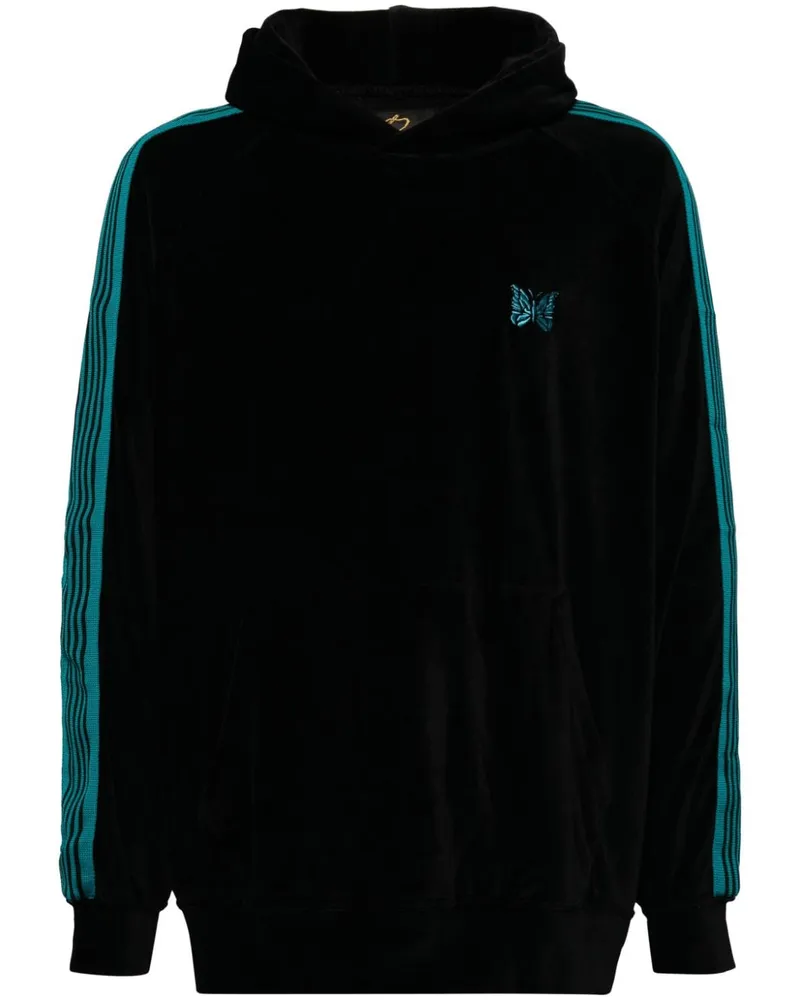 NEEDLES Hoodie mit Logo-Stickerei Schwarz