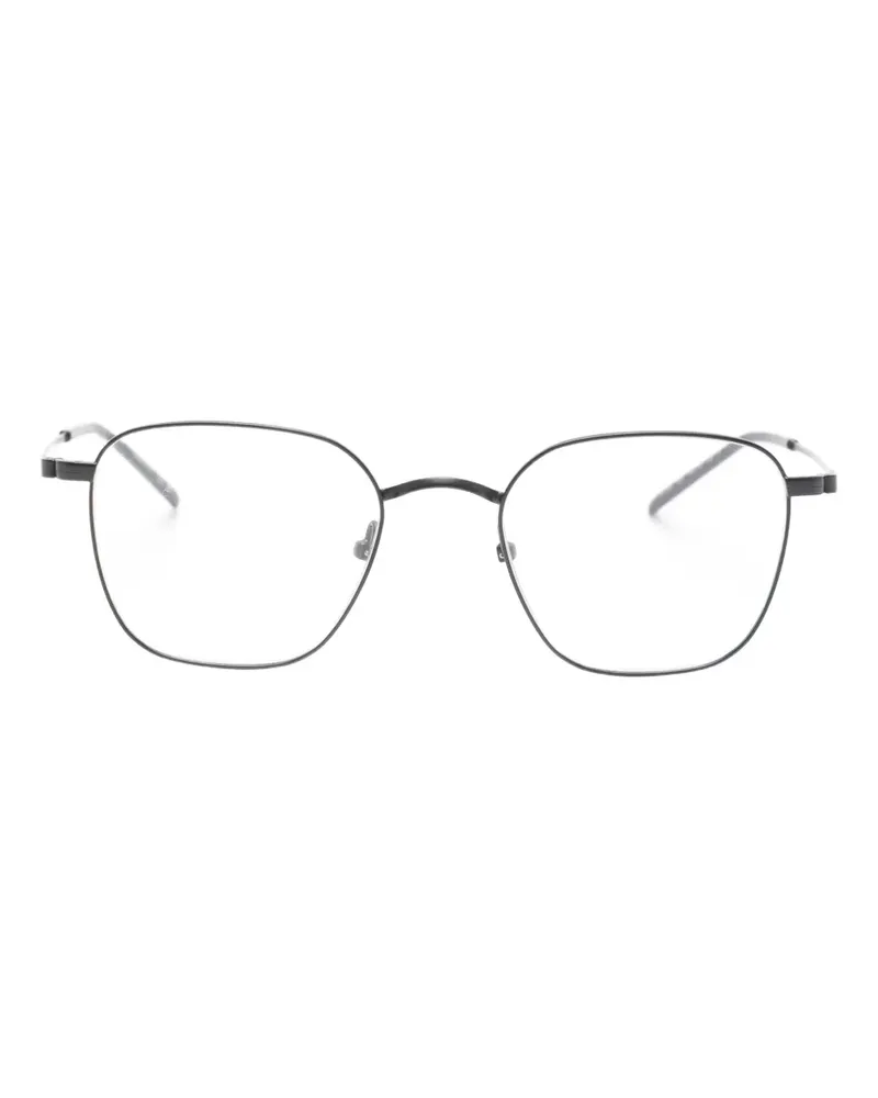 Saint Laurent logo-detail glasses - Schwarz Schwarz