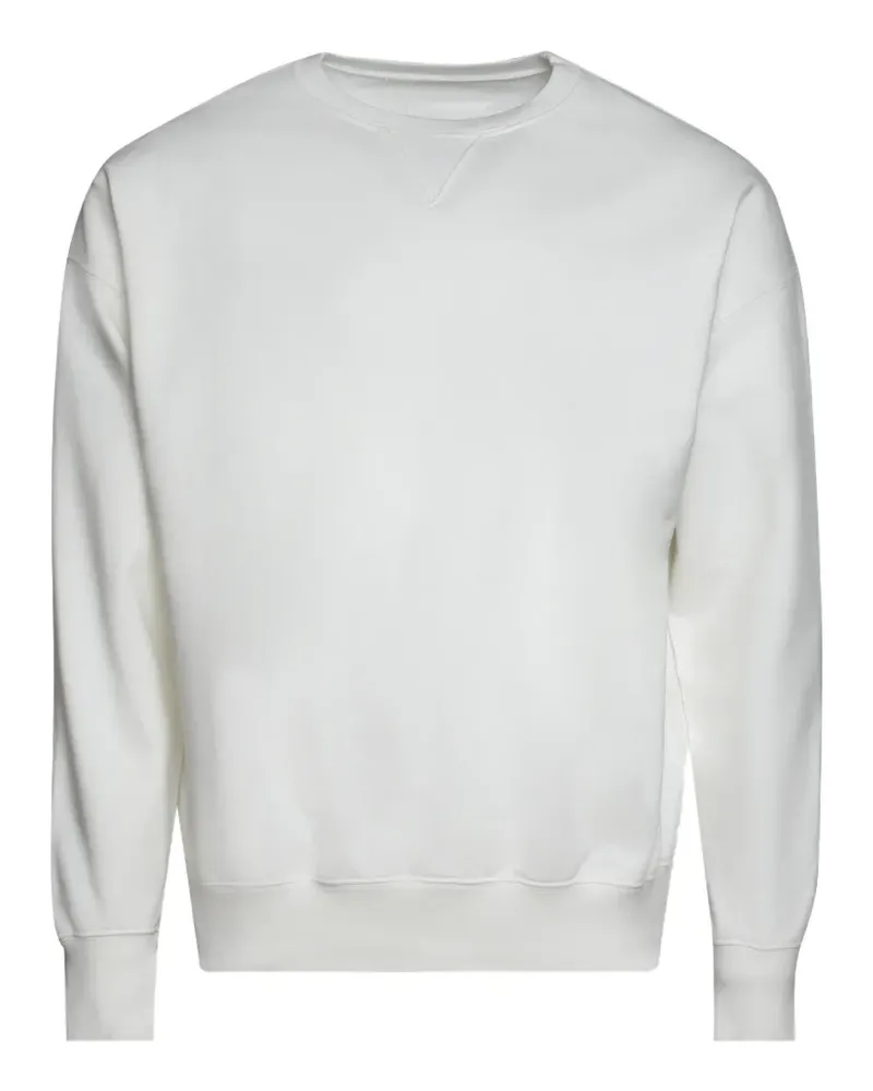 Maison Margiela long-sleeve cotton sweatshirt - Weiß Weiß