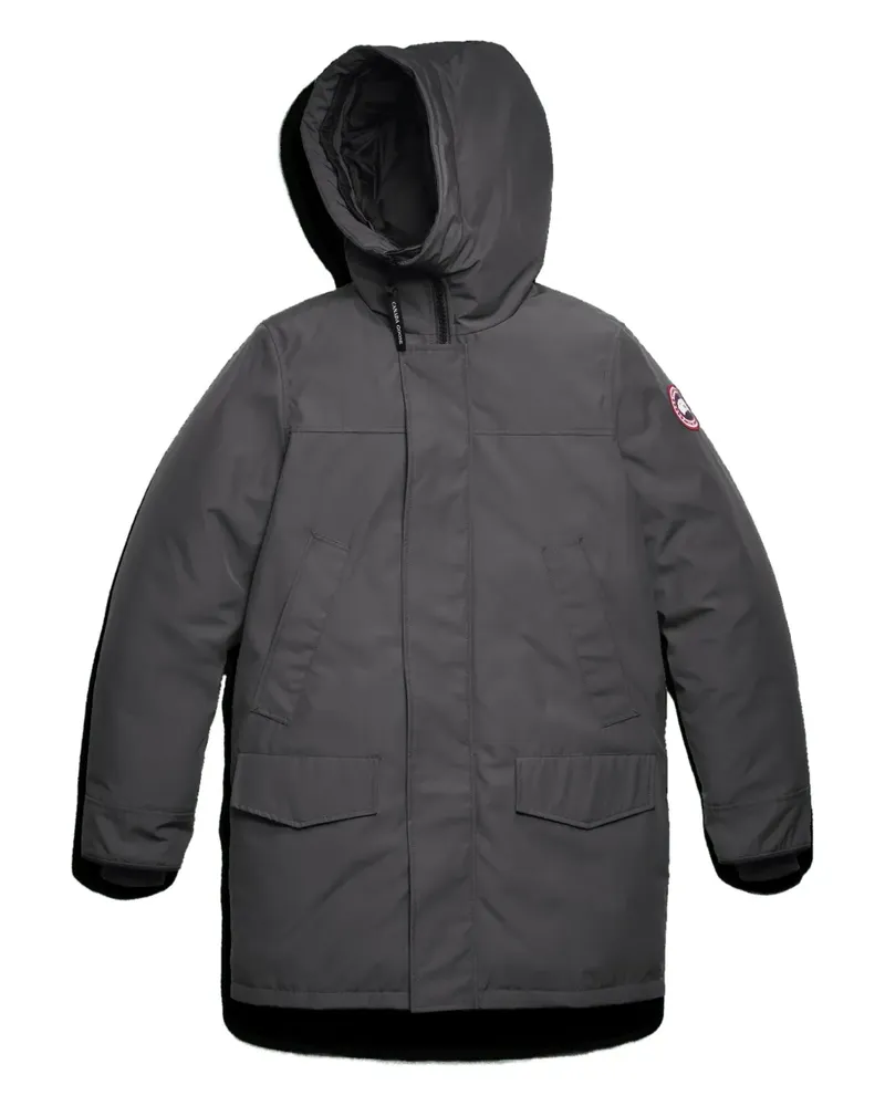 Canada Goose hooded patch jacket - Grau Grau