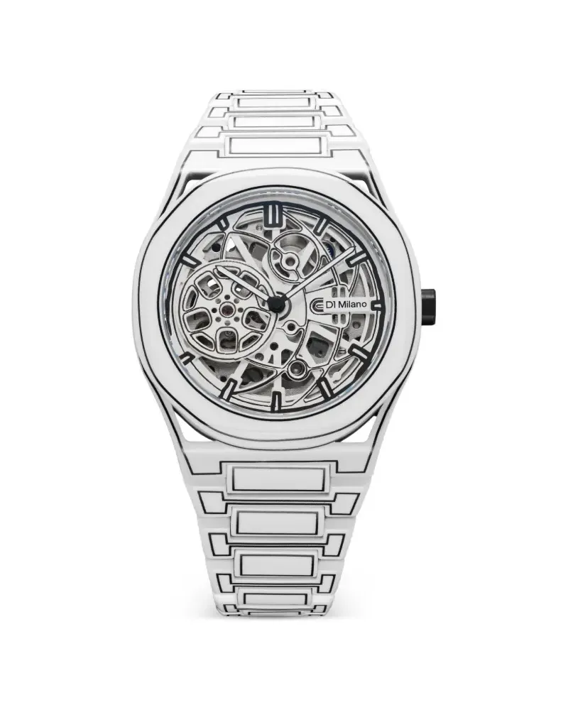D1 Milano Skeleton Sketch 40,5mm - Weiß Weiß