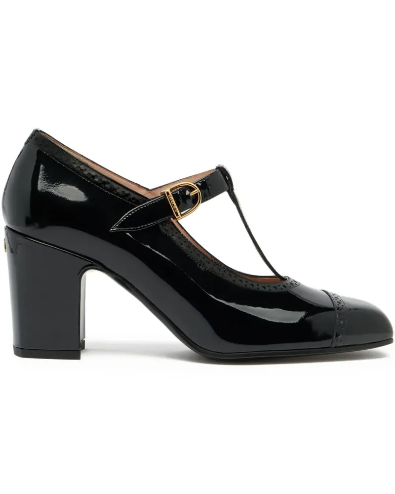 Bally Eclayr Pumps mit T-Riemen 75mm - Schwarz Schwarz