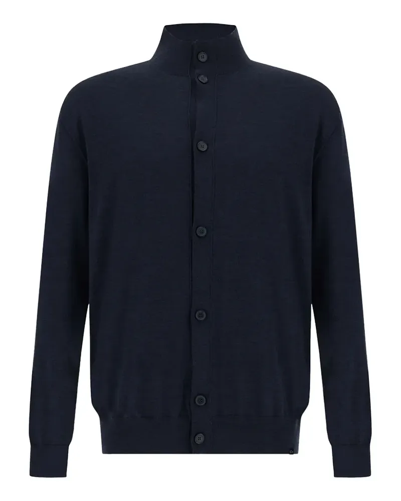 Paul & Shark high-neck button-up cardigan - Blau Blau
