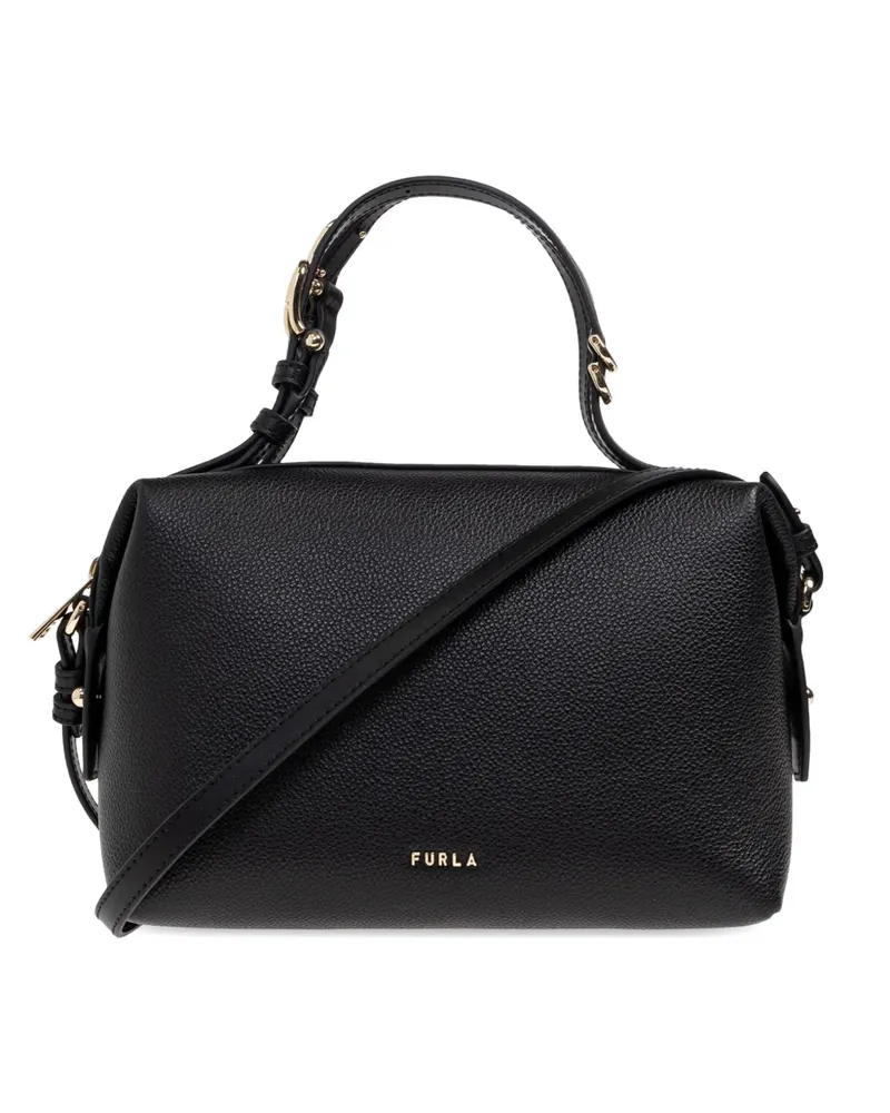 Furla Double Boston Tote Bag - Schwarz Schwarz