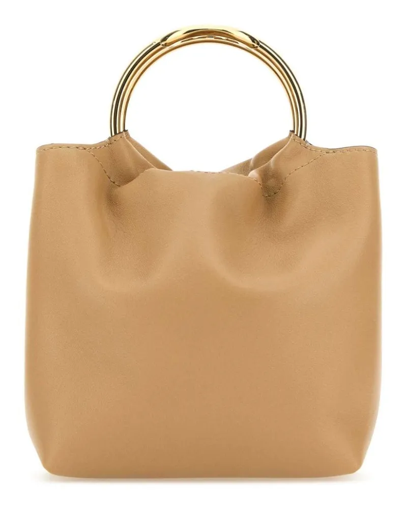 Valentino Garavani Kleiner Shopper mit VLogo - Nude Nude