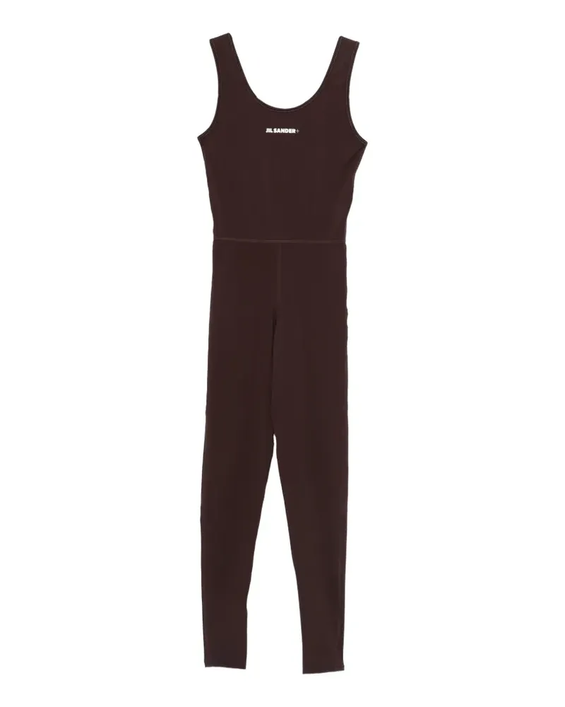 Jil Sander scoop-neck jumpsuit - Braun Braun