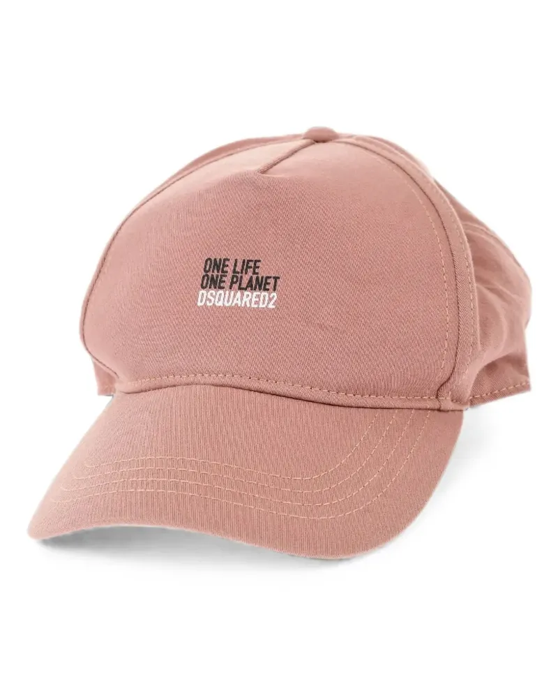 Dsquared2 Baseballkappe mit Logo-Print - Rosa Rosa