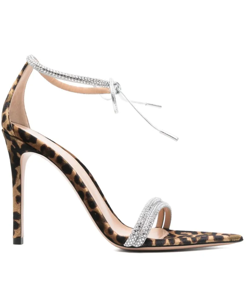 Gianvito Rossi Montecarlo Sandalen 105mm - Silber Silber