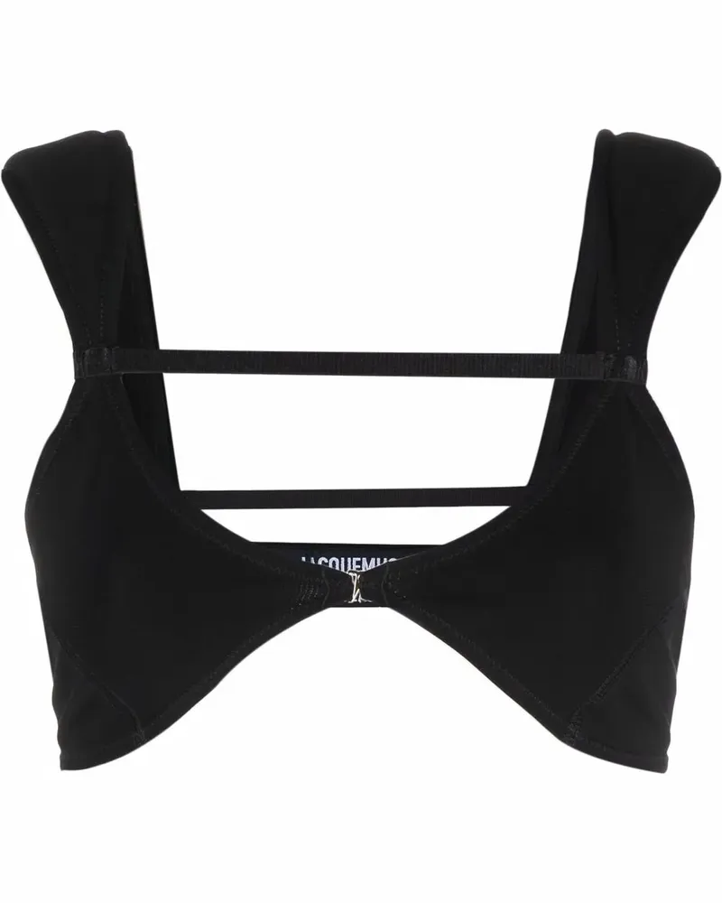 Jacquemus Veleiro Bralette - Schwarz Schwarz