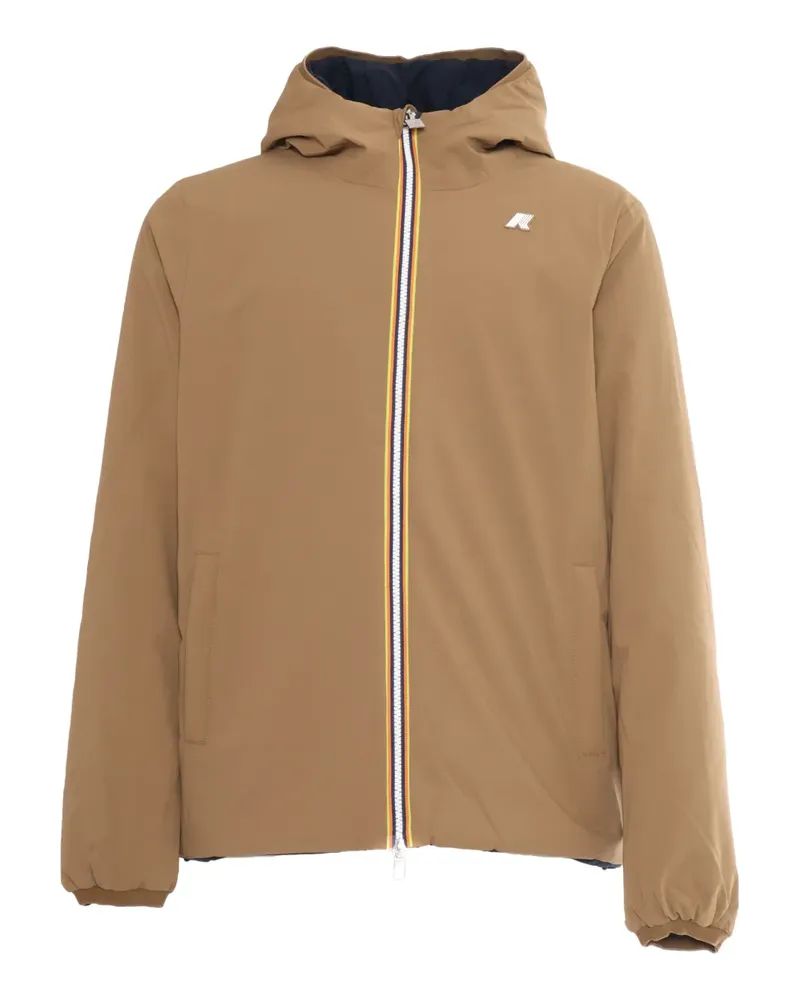 K-Way Gesteppte Jacke - Braun Braun
